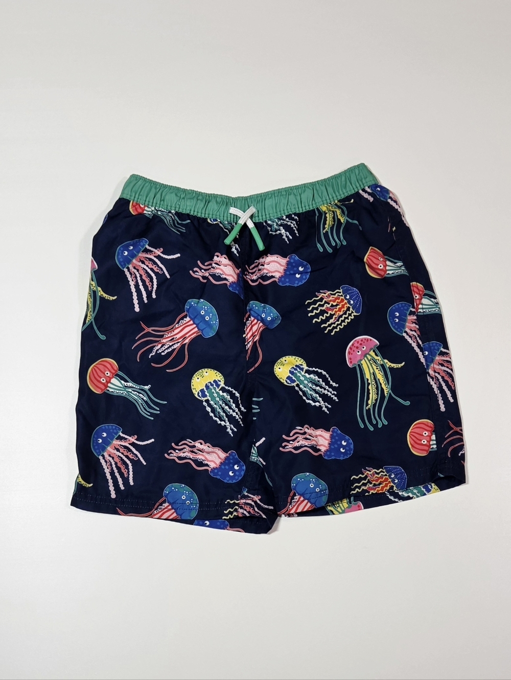 Mini Boden Sea Life Octopus Swim Shorts Trunks  9-10 Y 140cm Blue Kids Boys Line
